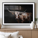 Texas Longhorn Wall Art Canvas Print | Western Ranch Decor | by MyGreatCanvas | Canvas Wall Art Prints | Photo Prints & Wall Decor
