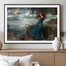 Miranda by the Shore Wall Art Canvas Print – Tempest Scene by MyGreatCanvas | Canvas Wall Art Prints | Photo Prints & Wall Decor