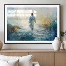 Watercolor Jesus Walking on Water Canvas Print, Christian by MyGreatCanvas | Canvas Wall Art Prints | Photo Prints & Wall Decor