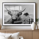 Scottish Highland Cow Wall Art | Rustic Farmhouse Décor |