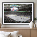 Sharks Arena Blackhawks Sharks Ice Hockey Stadium Wall Art by MyGreatCanvas | Canvas Wall Art Prints | Photo Prints & Wall Decor