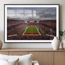 Florida Tampa Raymond James Stadium Wall Art Canvas Print -