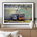 Banksy Life is Short Wall Art - Iconic Graffiti Art on by MyGreatCanvas | Canvas Wall Art Prints | Photo Prints & Wall Decor