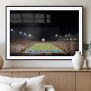 SMU Mustangs Football Team Print - Dallas Gerald J. Ford