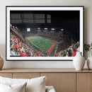 Houston Cougars Football Team Print - Houston TDECU Stadium
