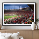 Wisconsin Badgers Football Team Print - Madison Camp Randall