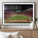Wisconsin Badgers Football Team Print Canvas- Madison Camp