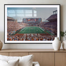 Framed Texas Memorial Stadium Canvas, University of Texas
