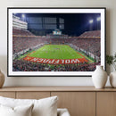 Wolfpack Football Team Print - Raleigh Carter-Finley Stadium