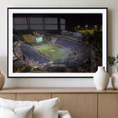 Duke University Blue Devils Football Print Canvas - Durham