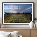 Michigan Stadium Wall Art Canvas Print, Vibrant Game Day by MyGreatCanvas | Canvas Wall Art Prints | Photo Prints & Wall Decor
