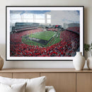Cincinnati Bearcats Football Team Print - Nippert Stadium Wall Art Canvas Print