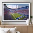 Buffalo Bills Football Team Print Canvas - Buffalo Highmark by MyGreatCanvas | Canvas Wall Art Prints | Photo Prints & Wall Decor