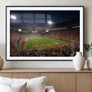 Clemson University Tigers Art Print, Football Team Print -