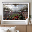 Miami Hurricanes Football Team Wall Art Print - Miami Hard