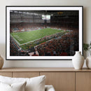 Miami Hurricanes Football Team Print Canvas- Miami Hard Rock by MyGreatCanvas | Canvas Wall Art Prints | Photo Prints & Wall Decor