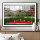 Texas Tech Red Raiders Football Team Print - Lubbock Jones