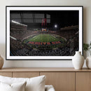 Framed Texas Tech Red Raiders Stadium Canvas, Texas Tech Red