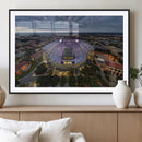 The Louisiana State University Tigers Football Team Print -