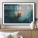 Powerful Jesus Canvas Print - Hand of Salvation,
