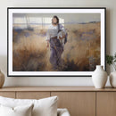 Jesus the Good Shepherd Wall Art Canvas Print - Lost Lamb