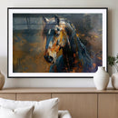 Abstract Horse Wall Art Canvas Print | Farmhouse Wall Decor by MyGreatCanvas | Canvas Wall Art Prints | Photo Prints & Wall Decor