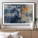 Abstract Blue Horse Wall Art Print Canvas | Horse Wall Art by MyGreatCanvas | Canvas Wall Art Prints | Photo Prints & Wall Decor