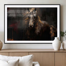 Abstract Black Horse Canvas Print for Farmhouse Wall Art | by MyGreatCanvas | Canvas Wall Art Prints | Photo Prints & Wall Decor