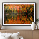 Forest Reflection Art | Autumn Forest Reflection Wall Art | by MyGreatCanvas | Canvas Wall Art Prints | Photo Prints & Wall Decor