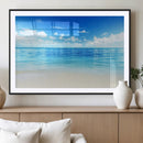 Beach Scene Canvas Wall Art Print – Tranquil Ocean Horizon by MyGreatCanvas | Canvas Wall Art Prints | Photo Prints & Wall Decor