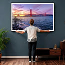 Golden Gate Bridge Wall Art Canvas Print – Framed San by MyGreatCanvas | Canvas Wall Art Prints | Photo Prints & Wall Decor