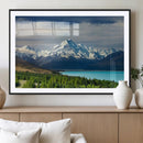 Mount Cook and Lake Pukaki Canvas Wall Art Print – Majestic by MyGreatCanvas | Canvas Wall Art Prints | Photo Prints & Wall Decor