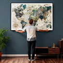 Framed Vintage World Map Wall Art – Abstract Map Canvas by MyGreatCanvas | Canvas Wall Art Prints | Photo Prints & Wall Decor