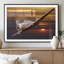 Old War Plane Wall Art Canvas Print by MyGreatCanvas | Canvas Wall Art Prints | Photo Prints & Wall Decor
