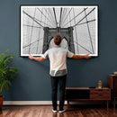 Large Brooklyn Bridge Wall Art Canvas Print