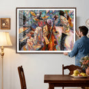 African American Jazz Art Music Abstract Wall Art Painting by MyGreatCanvas | Canvas Wall Art Prints | Photo Prints & Wall Decor