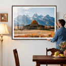 Vintage Old Barn Field Wall Art Canvas Print for Farmhouse by MyGreatCanvas | Canvas Wall Art Prints | Photo Prints & Wall Decor