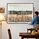 Rustic Field Landscape Wall Art Print, Giclee Canvas Wall