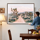Joshua Tree Park Wall Art Canvas Print – Framed Desert Road by MyGreatCanvas | Canvas Wall Art Prints | Photo Prints & Wall Decor