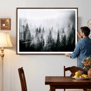 Foggy Forest Wall Art Canvas Print – Mountain Woodland by MyGreatCanvas | Canvas Wall Art Prints | Photo Prints & Wall Decor