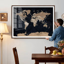 Grunge Wall Art World Map Canvas Print by MyGreatCanvas | Canvas Wall Art Prints | Photo Prints & Wall Decor