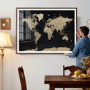 World Map Wall Art Print – Detailed Map of the World Wall by MyGreatCanvas | Canvas Wall Art Prints | Photo Prints & Wall Decor