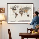 World Map Wall Art Print by MyGreatCanvas | Canvas Wall Art Prints | Photo Prints & Wall Decor