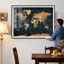 Vintage World Map Canvas Wall Art – Detailed Map with by MyGreatCanvas | Canvas Wall Art Prints | Photo Prints & Wall Decor