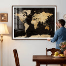 Extra Large World Map Canvas Print – Detailed Map Classic by MyGreatCanvas | Canvas Wall Art Prints | Photo Prints & Wall Decor