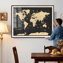 World Map Canvas Print – Detailed Map of the World Wall Art by MyGreatCanvas | Canvas Wall Art Prints | Photo Prints & Wall Decor