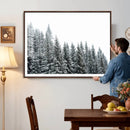 Misty Mountain Forest Canvas Print, Foggy Pine Trees Nature by MyGreatCanvas | Canvas Wall Art Prints | Photo Prints & Wall Decor