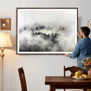 Foggy Forest Wall Art Canvas Print, Misty Pine Tree by MyGreatCanvas | Canvas Wall Art Prints | Photo Prints & Wall Decor