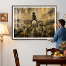 Cowgirl Wall Art Canvas Print, Western Horse Rider Wall Art, by MyGreatCanvas | Canvas Wall Art Prints | Photo Prints & Wall Decor
