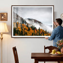 Autumn Forest Wall Art Canvas Print, Foggy Mountain by MyGreatCanvas | Canvas Wall Art Prints | Photo Prints & Wall Decor